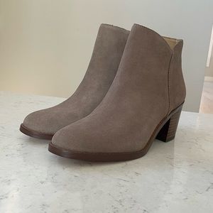 Suede booties